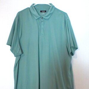 Alfani Stretch Polo Shirt Men’s XXL Sage Green Short Sleeve Casual Golf